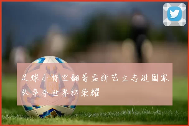足球小将空翻哥孟新艺立志进国家队争夺世界杯荣耀